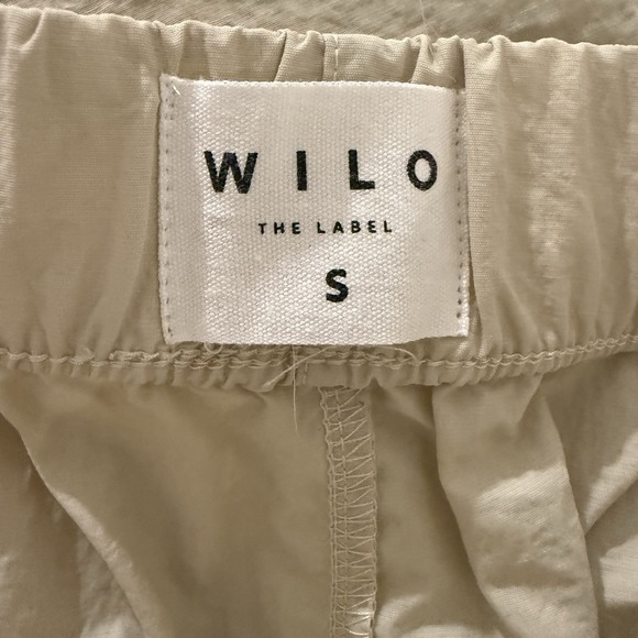 Wilo The Label Anthropologie Parachute Fly Cargo Pants Womens Small Beige Tan - Picture 5 of 7